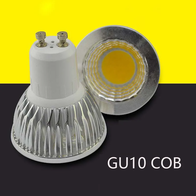 

GU10 COB led spotlight 110V 220V 9W 12W 15W led lights MR16 12V Cob led bulb lamp Warm White Cool White GU10 LED lampada light