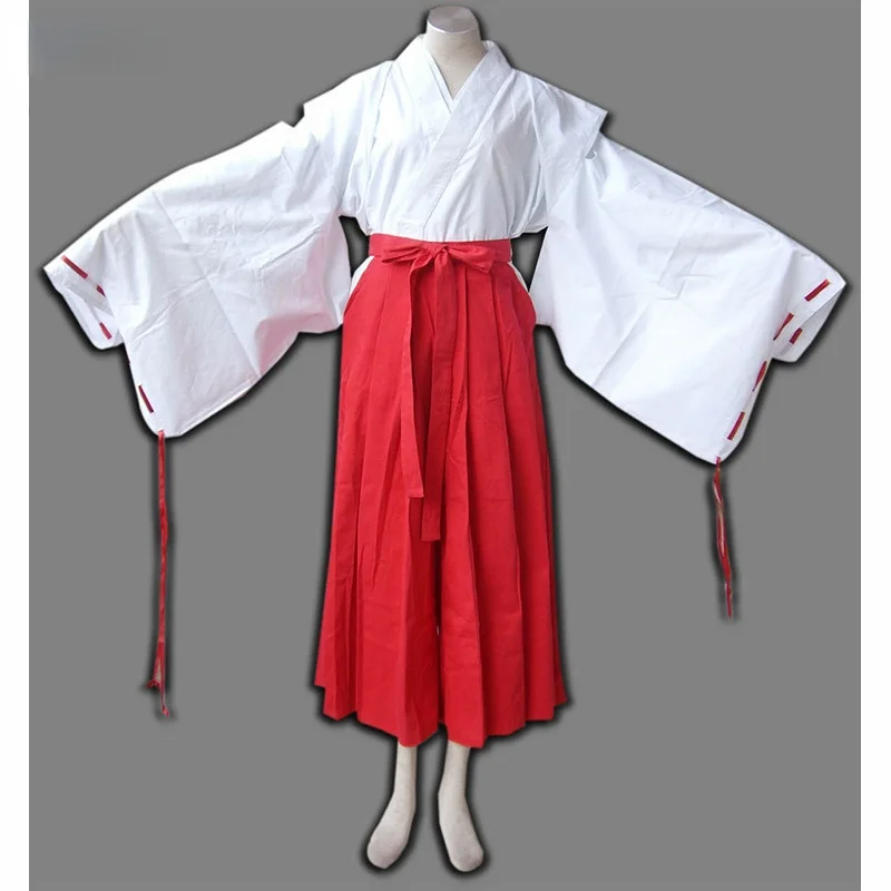 

InuYasha Anime Costume Kikyou Shrine Kimono Halloween Cosplay CostumeTailor-made/Customize