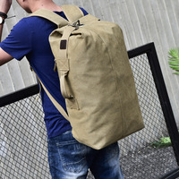 Fashion large-capacity travel backpack men's backpack outdoor travel sports bag trendy canvas backpack men travel backpack Bolsa