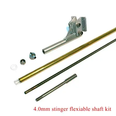 Originele TFL-onderdelen! 4,0 mm/4,76 mm/6,35 mm stinger flexibele askits voor RC Racing-boot