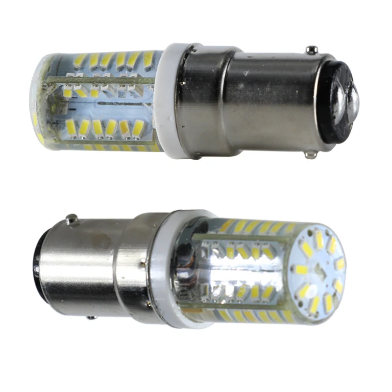 Lampka Mini Led Corn Bulb B15 B15D 12V Super 3014 Smd 12 V Volt Energy Saving Silicone Body Candle Spotlight Sewing Lighting