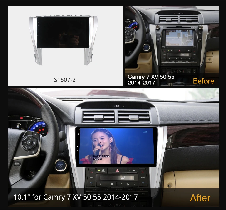 Ownice K6+ 2K for Toyota Camry 7 XV 50 55 2014 - 2017 Car Radio Video Player Navigation Stereo GPS Android 12 No 2din 2 Din DVD