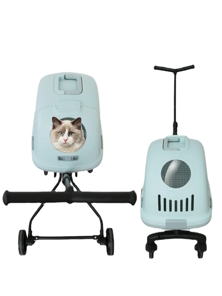 

Pet Stroller Cat Outing Cart Portable Foldable Small Dog Dog Detachable Trolley Go out Fantastic Product