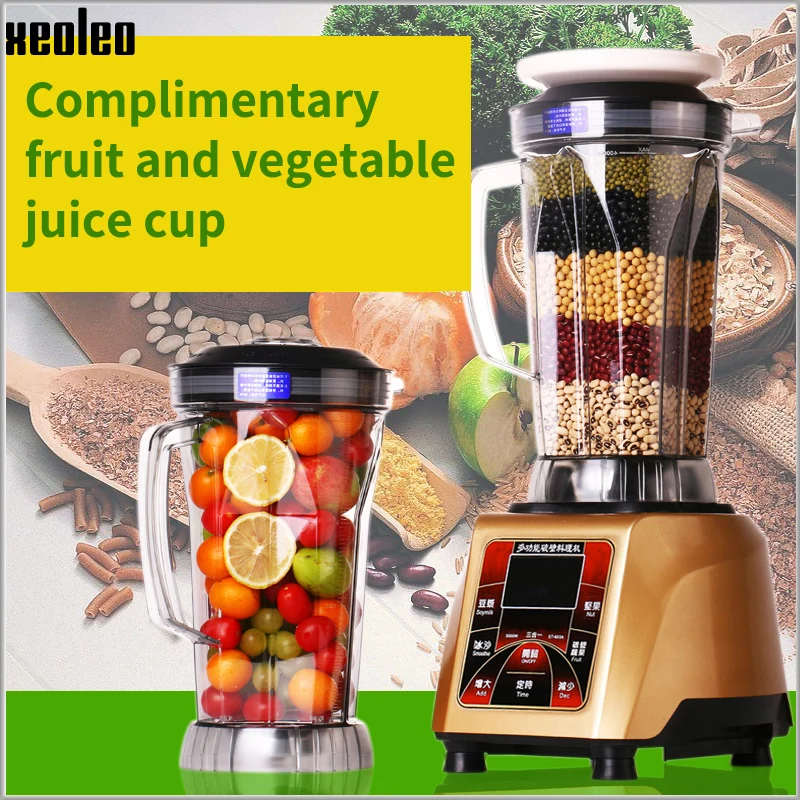 Xeoleo Multifunctional High Speed 4L Household 3000W Soybean Milk Mixer Machine Ice Smoothie Juicer Food Nut Processor Maker