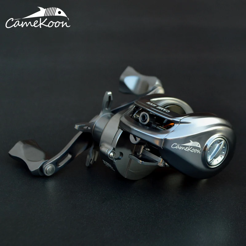 

CAMEKOON Baitcaster Coil 7.3:1 Gear Ratio 11 BBs Super Smooth Baitcast Fishing Reel Aluminum Frame and Side Covers Casting Wheel