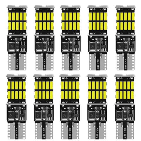 10x T10 W5W Canbus светодиодный льная Светодиодная лампа для BMW Mini Cooper R56 R53 E90 E46 F20 F10 E39 Z4 внутренняя купольсветильник лампа для багажника, парковочные огни