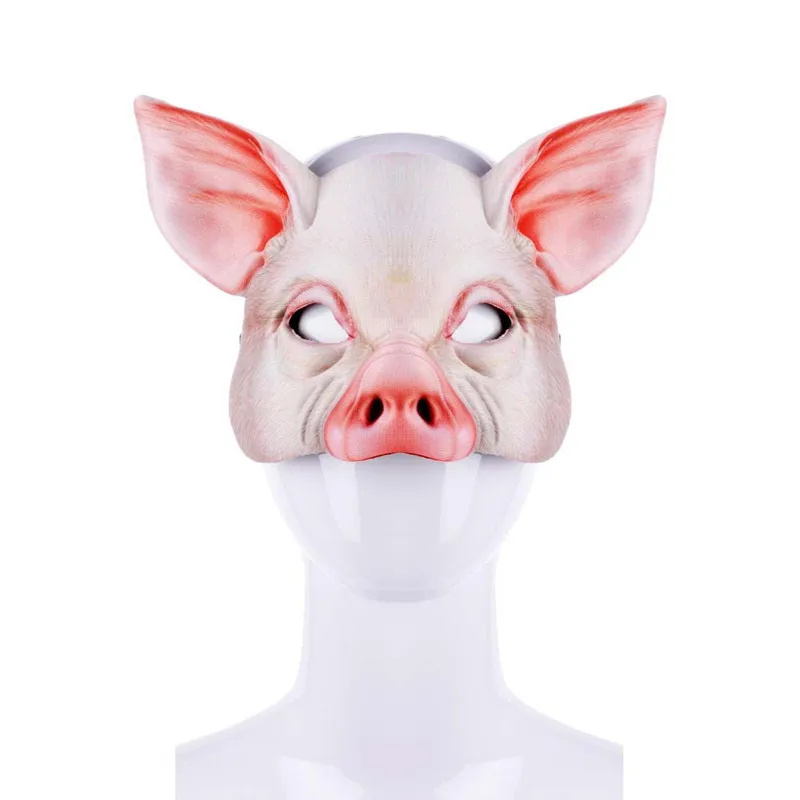 Animal Head Masks Cosplay Animal Masks Helmet Halloween Carnival Party Costume Props Head Helmet Real Masks Masquerade Props