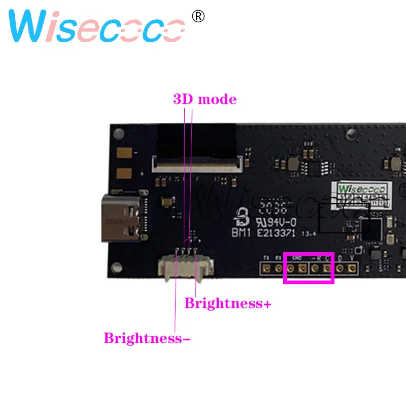 0,71-calowy ekran OLED Wyświetlacz AMOLED z podstawą Si-Base DP Type-c Płyta sterownicza USB-c ECX335B