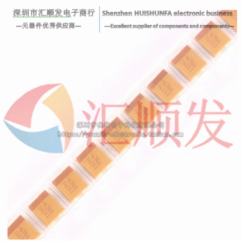 10 Chiếc!!!!!!!!! Ban Đầu Chính Hãng SMD Tụ Tantalum 3528B 10V 47UF ± 10% TAJB476K010RNJ 1210