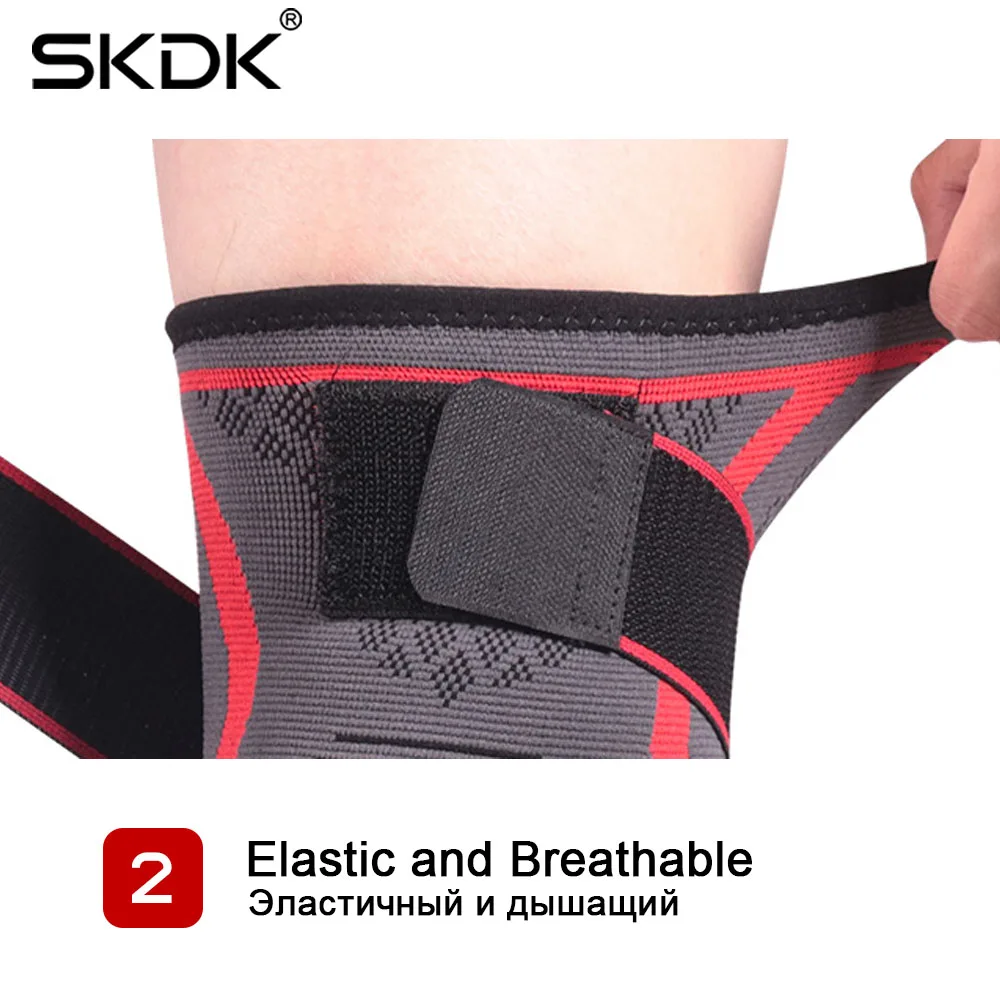 1 قطعة ضغط الرياضة دعامة الركبة دعم مرونة تنفس كرة السلة الركبة وسادة اللياقة البدنية والعتاد الكرة الطائرة تشغيل الركبة حامي