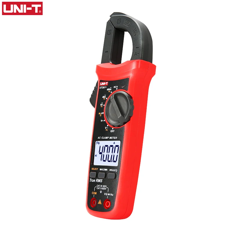 UNI-T UNI T Digital Current Mini Clamp Meter Multimeter DC AC Amper Clampmeter Tester 400A 600V Power Clamp Meter