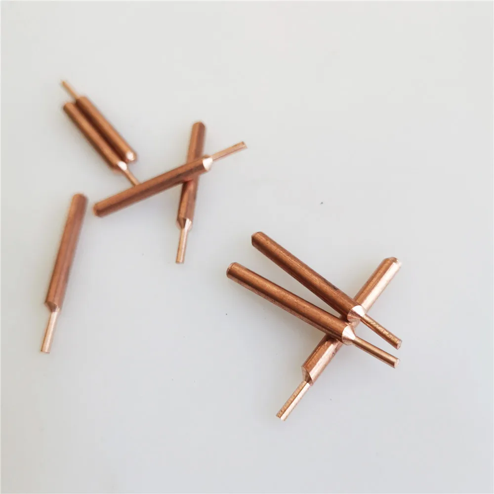Welding needle Aluminum oxide copper 3mm Eccentric rod welding machine welding pen  brazing battery special nickel plate