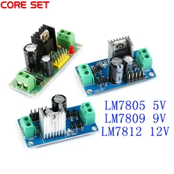 5Pcs/set LM7805 LM7809 LM7812 DC/AC Three Terminal Voltage Regulator Power Supply Module 5V 6V 9V 12V Output Max 1.2A