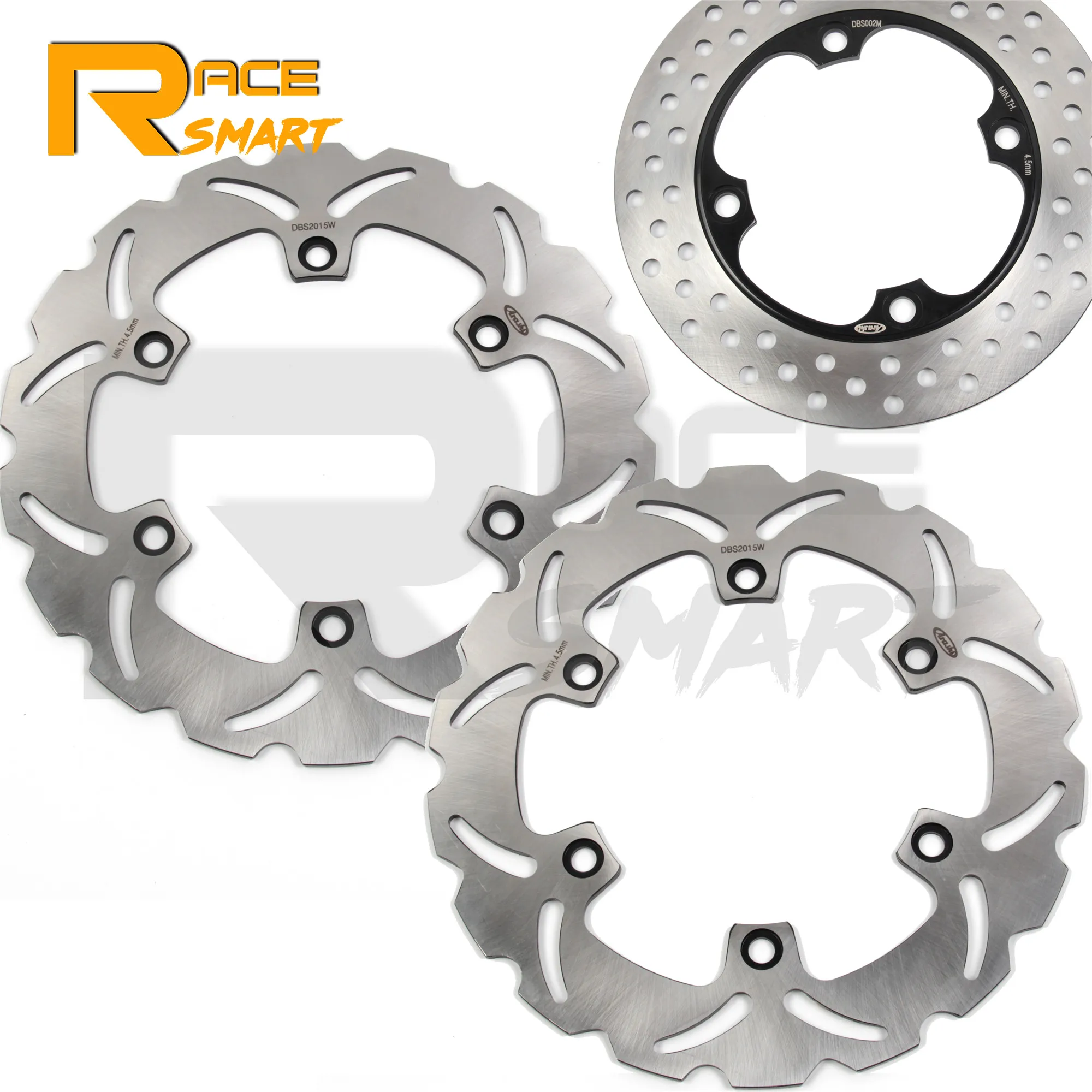 1 Set Motorcycle CNC Front & Rear Brake Disk Disc Rotors Accessories For HONDA CBR600F 1991-1994 1992 1993 CBR600 F CBR 600F New