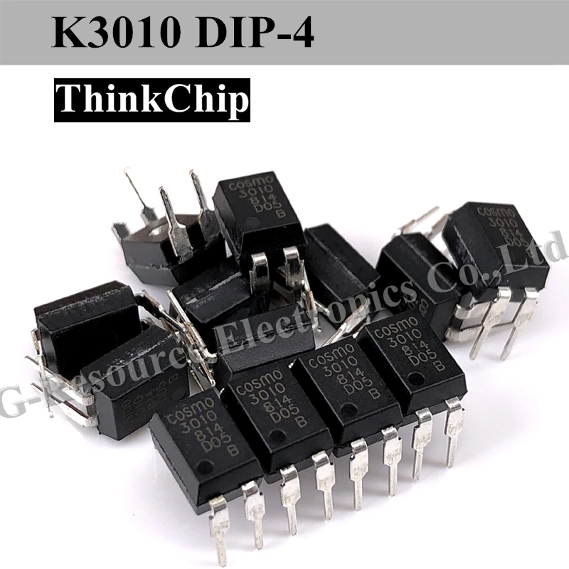 (10pcs) K30101A K30101B K30101 K3010 DIP-4 KPC814 Optocoupler with Phototriac Output 4PIN