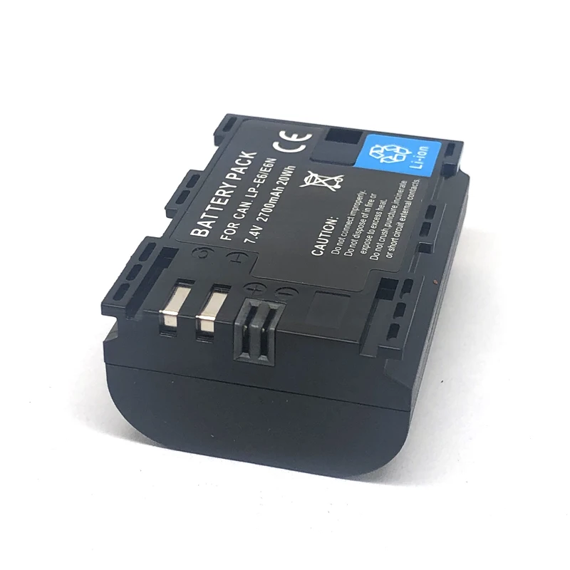 LP-E6 LPE6 LPE6N LP E6 E6N Battery Charger For Canon EOS 5DS R 5D Mark II III IV 5D2 5D3 5D4 6D 60Da 7D 7D2 70D 80D 90D R5 R6