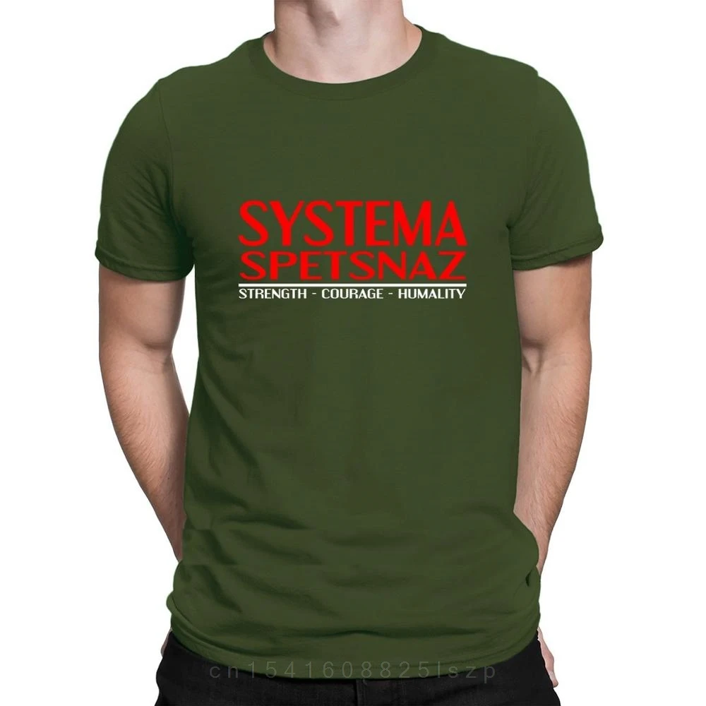 Back T shirt Weird Printing Homme Outfit T Shirt For Men Plus New Style Loose Systema Spetsnaz