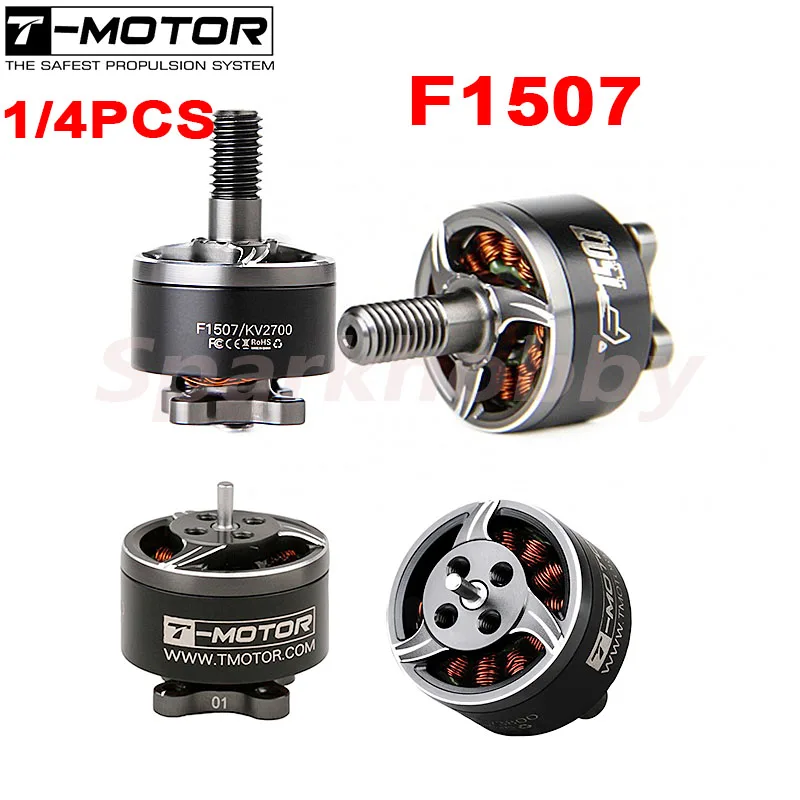 SALE t-motor 1507 F1507 3-6S 2700/3800KV 3-4S Brushless Motor with/without Shaft RC Cinewhoop 3inch Toothpick FPV Racing Drone