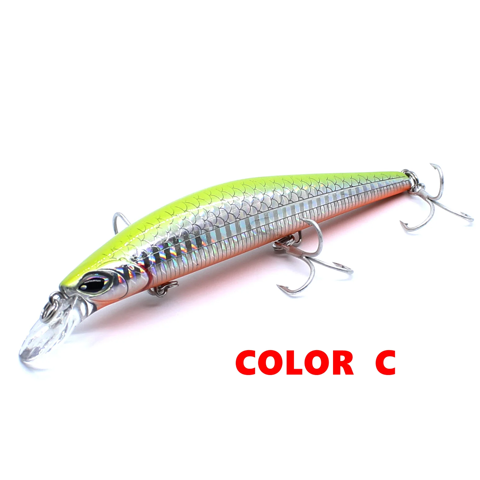 AOCLU-Minnow Jerkbait Wobbler, tiefer harter Köderköder, Magnetgewichtsübertragung, lange, einfache Entfernung, 120 mm, 20 g Tauchen, 1,8 m – Detail 9
