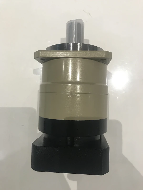 Helical gear reducer planetary gearbox ratio 2 stage 15:1 to 100:1 for 80mm 750W AC servo motor input shaft 19mm