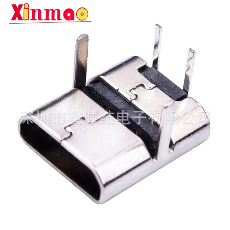 10PCS Micro usb 2pin dip7.2 micro-usb Female Socket BF Type B USB connector