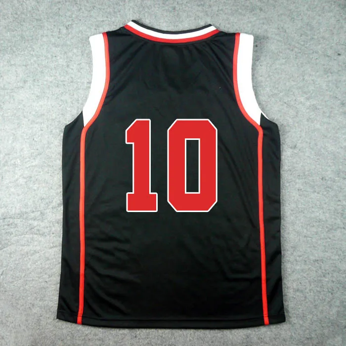 Kuroko no Basuke Season 2 Seirin High School No.10 Kagami Taiga Cosplay Printed Sport Top Vest Anime Basketball Jersey