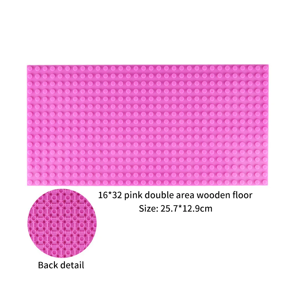 The New Double-sided Base Plate Diy Building Blocks Compatible with Classic Base Plates 16*32 Dots Toys for Children Kids Gift