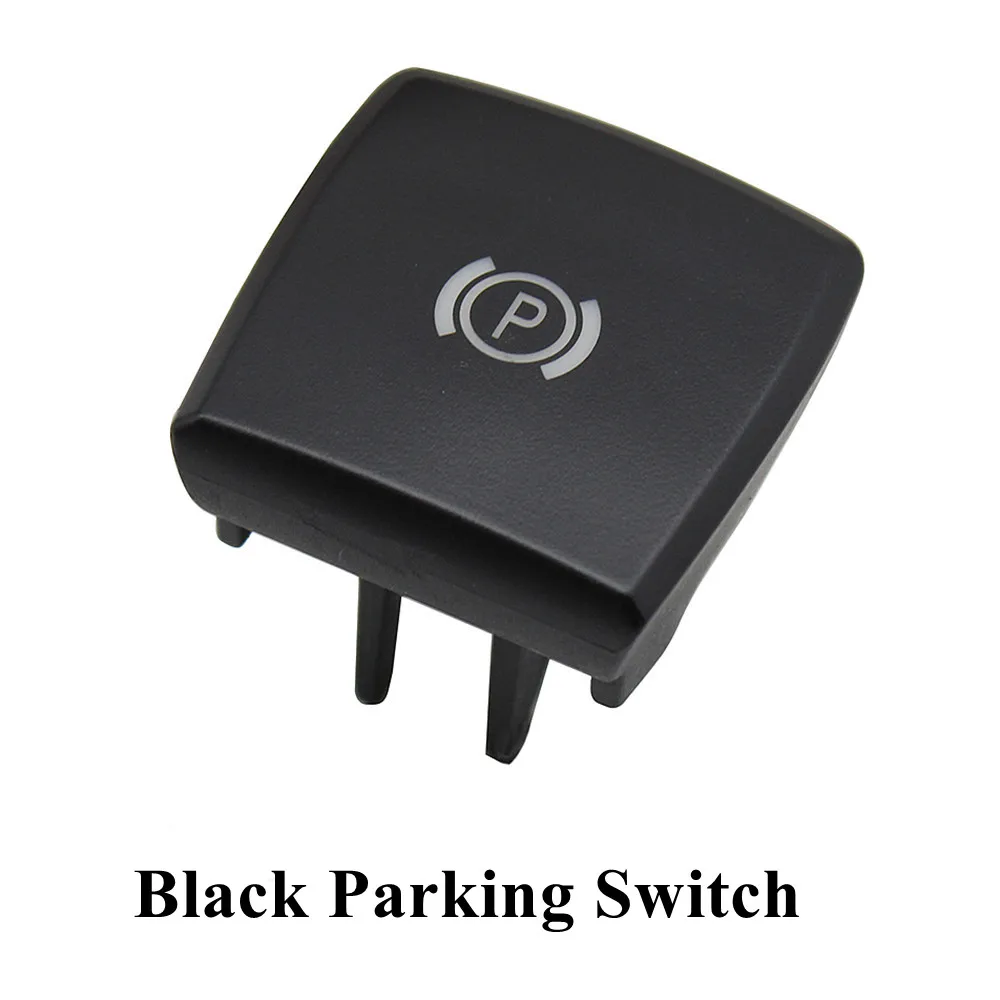 Black Red Car Electronic Handbrake Parking Brake Switch P Button Auto H Cover For BMW X5 X6 E70 E71 E72 2007-2013 61319148508