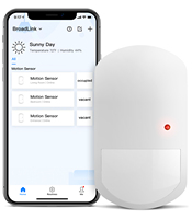 BroadLink Wireless PIR Smart Motion Sensor for Alexa, Google Home, IFTTT (S3 Hub required)