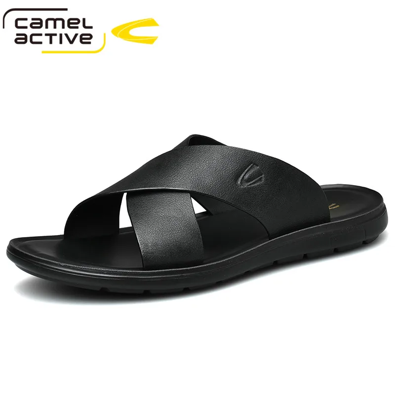 

Camel Active 2021 New Men Shoes Solid Flat Bath Slippers Summer Sandals Outdoor Slippers Casual Non-Slip Flip Flops Beach Shoes