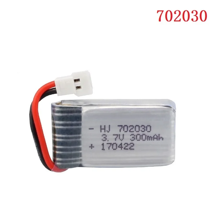 3.7V 300 MAh Pin Lipo Cho Hubsan H107 Syma X11C FY530 UDI U816 U830 F180 E55 FQ777 FQ17W Pin 25C 702030 Cho RC Drone Một Phần