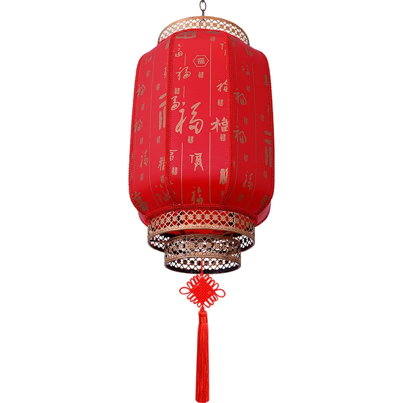 

Mid Autumn Festival National Day Lanterns Chinese New Year Sheepskin Sunscreen outdoor balcony hanging ornament Red Palace lamp