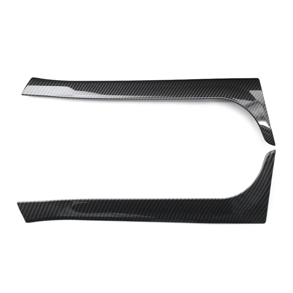 Carbon Stylin ABS Car Rear Window Side Spoiler Canard Splitter Trim Decorative For VW Golf 6 Mk6 2009 2010 2011 2012 2013