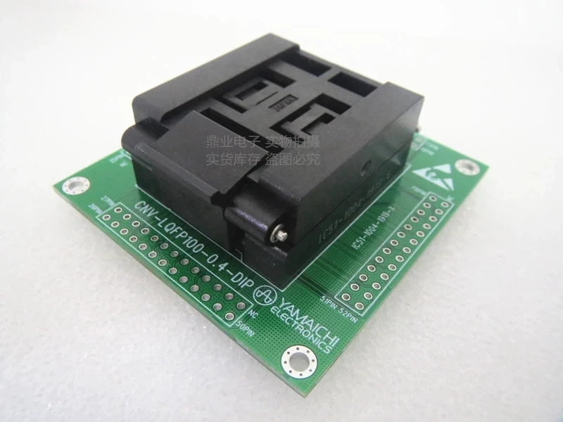 Original IC Test Seat LQFP100 Burning Programmer PIC24FJ256GB110 Socket Adapter