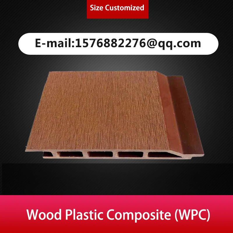 Factory Prices Outdoor Durable Wood Plastic Composite Panel WPC Wall Cladding