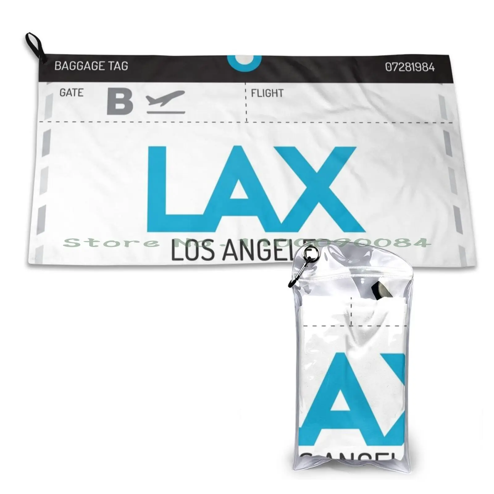 Lax-Los Angeles Airport-Los Angeles , California Quick Dry Towel Gym Sports Bath Portable Bratz Meme Bratz Dolls Trendy Bratz