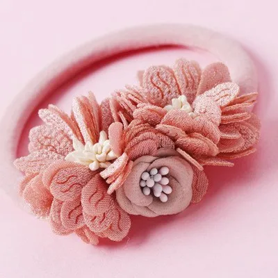 new blossom Baby Girl Headbands Newborn Baby Princess Hairbands Kids cherry blossom Flower Fresh Style Cute Hair band Accessorie