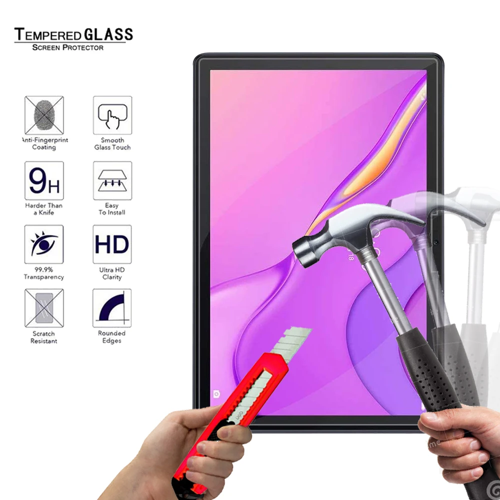 

For Huawei Matepad T10 9.7/Matepad T10S 10.1 HD Tablet Tempered Glass Tablet Screen Protector Water-proof Protective Film