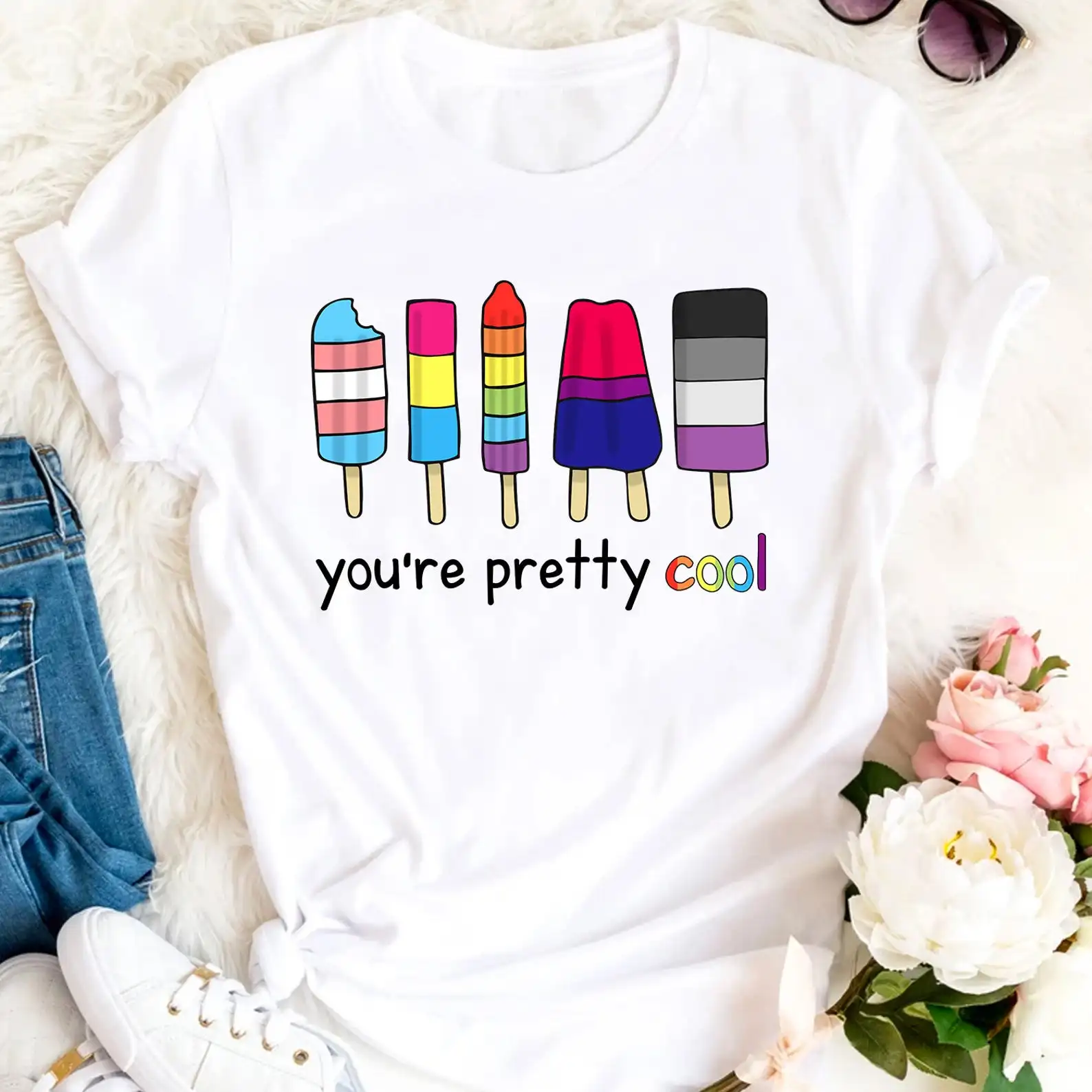 Cool As Ice Print Harajuku Top Women T-shirt Casual Ladies Basic O-collar Short Sleeved Women T-shirt Girl,Drop Ship