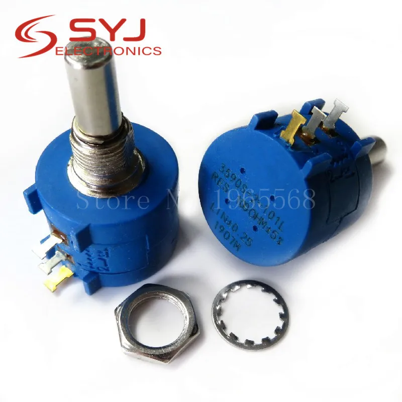 3590S 1K 2K 5K 10K 20K 50K 100K 500R 100R 200R Ohm precision Potentiometer ตัวต้านทานแบบปรับได้3590 102 103 502 103 203 503 104