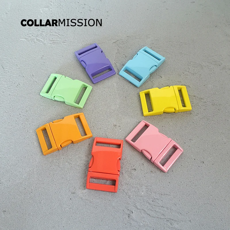 

10pcs/lot spray paint metal clasp quick side release 25mm webbing DIY pet collar suppliesl 7 colours