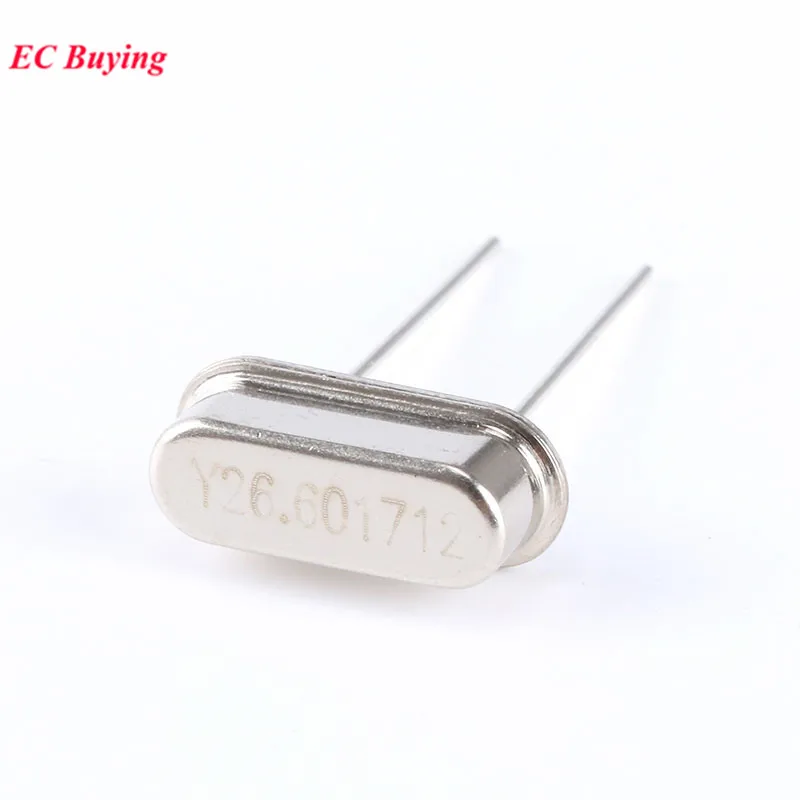 10pcs 26.601712MHz 26.601712 MHz 26.601712M Hz Crystal Resonator Quartz Oscillator Passive HC-49S Good Quality