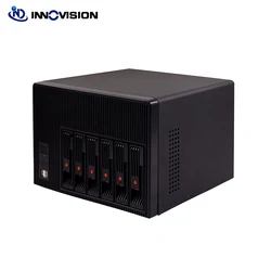 2024 New high quality 6bays NAS storage case hot swap server chassis with 6gb sata backplane