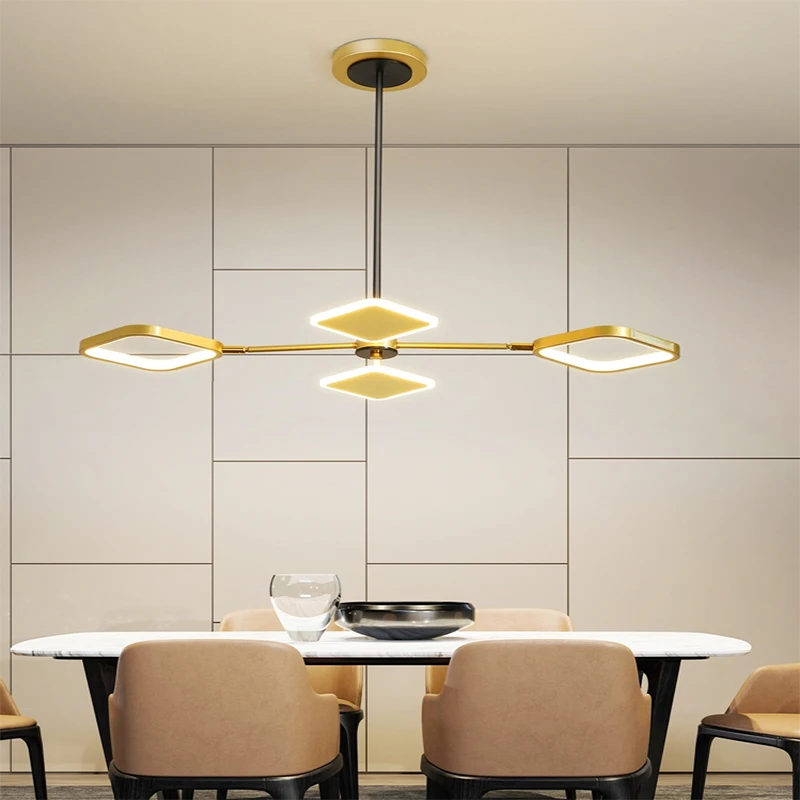 Modern living room LED chandelier bedroom lamp kitchen ceiling lamp hotel lobby lamp can be adjusted according to the direction