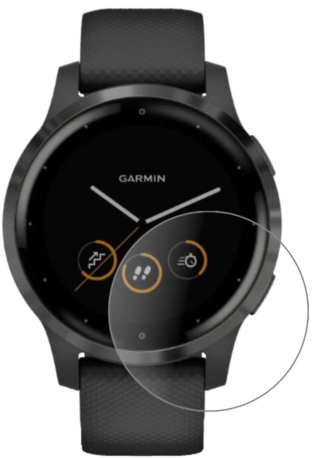 

Пленка из ТПУ с защитой от царапин для смарт-часов Garmin Vivoactive 4 4 S, Гидрогелевая мягкая прозрачная защитная пленка на весь экран Vivoactive4 4S