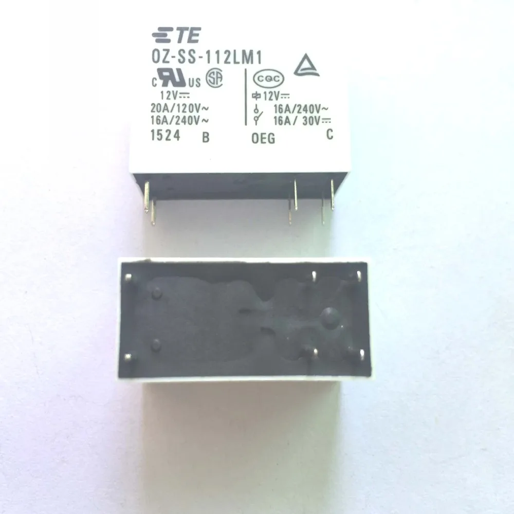 10pcs/lot OZ-SS-112LM1 12V relay 16A a group of normally open 6 pin Power Relay Original