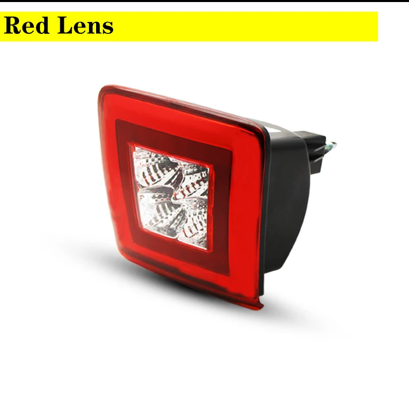 1PC High Quality Smoked /Red Lens LED Rear Fog Light/ Backup Reverse Light/ Tail Brake Light Assembly For 2009-up Nissan 370Z