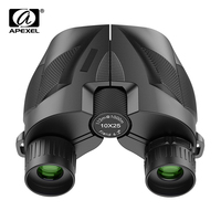 APEXEL Professional Binoculars 10X25 With BAK4 Prism High Powered Zoom Binocular Portable Hunting Telescope For Sports Travel