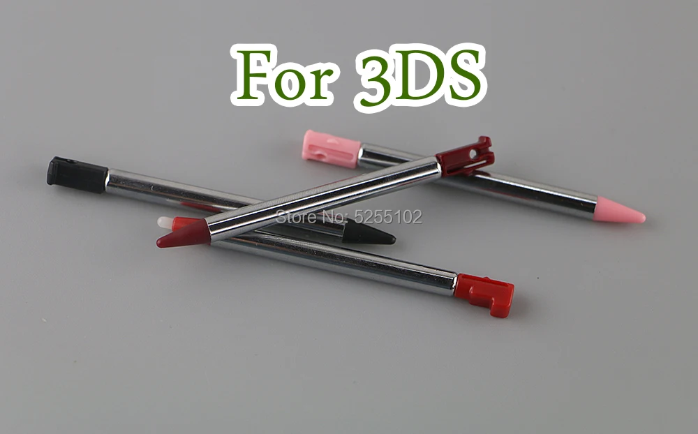 10pcs Replacement Metal Stylus Touch Screen Pen For 3DS Metal Retractable Stylus Touch Pen