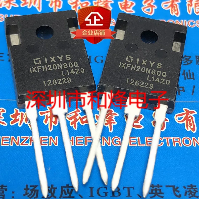 (5 Pieces) IXFH20N80Q TO-247 800V 20A / IXFH50N50P3 500V 50A / IXTH6N50D2  500V 6A / 6R045A  IPW60R045CPA 650V 60A TO-247